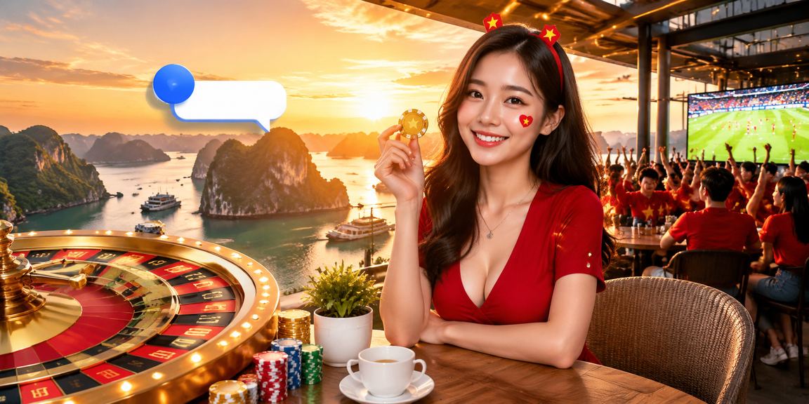 Người chơi roulette tại Vịnh Hạ Long thưởng thức cà phê Việt Nam